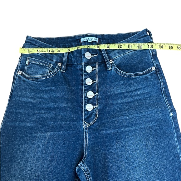 Dear John Button Fly Alto Flare Jeans size Women’s 27 - Picture 7 of 9
